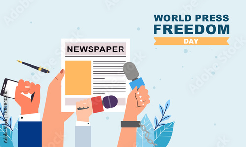 World press freedom day background