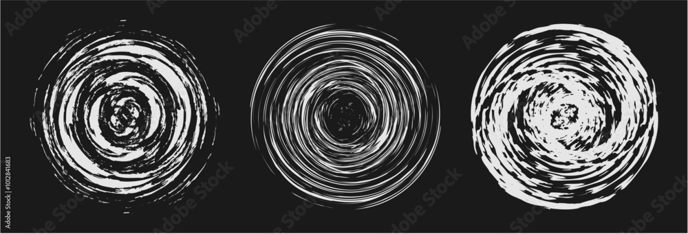 circle spiral paint brush stroke circle spiral paint brush stroke