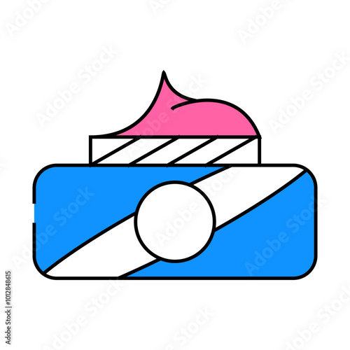 cream for callus treatment line icon vector. cream for callus treatment sign. isolated symbol illustration