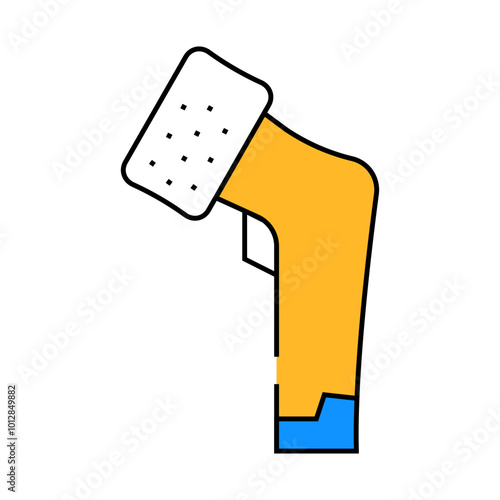 electronic callus remover line icon vector. electronic callus remover sign. isolated symbol illustration