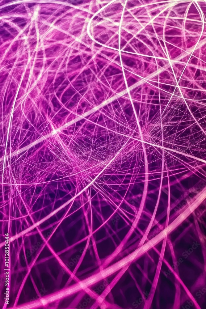 Abstract Purple and White Intertwined Lines Abstract Purple and White Intertwined Lines