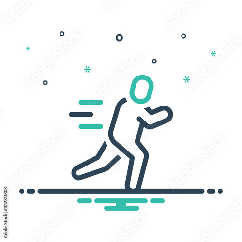 Mix icon for running
