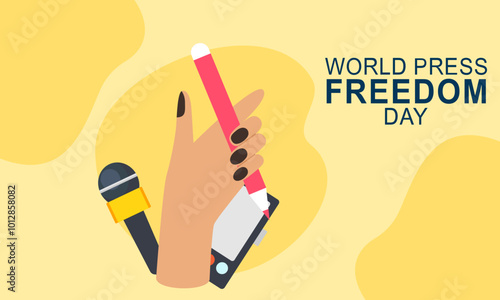World press freedom day background