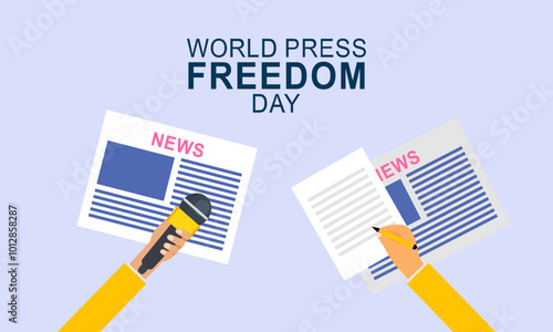 World press freedom day background