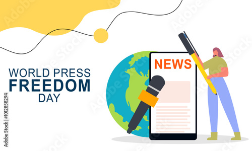 World press freedom day background
