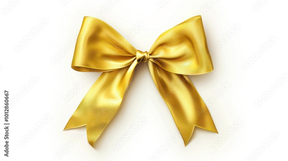 Golden Ribbon Bow Golden Ribbon Bow