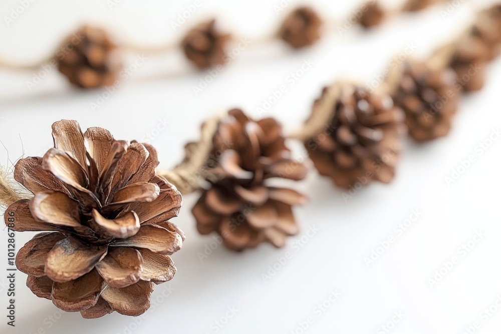 Rustic Farmhouse Christmas Garland with Pinecones, Dried Berries Twine, Natural Holiday Decor for Mantel, Fireplace, or Door Rustic Farmhouse Christmas Garland with Pinecones, Dried Berries Twine, Natural Holiday Decor for Mantel, Fireplace, or Door