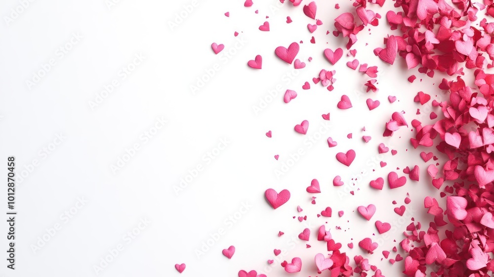 a bunch of pink hearts on a white background a bunch of pink hearts on a white background