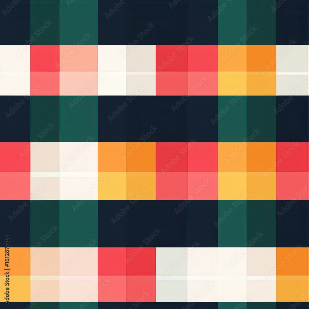 A colorful abstract pattern featuring blocks of red, orange, green, and white on a dark background, creating a vibrant, visually engaging design. A colorful abstract pattern featuring blocks of red, orange, green, and white on a dark background, creating a vibrant, visually engaging design.