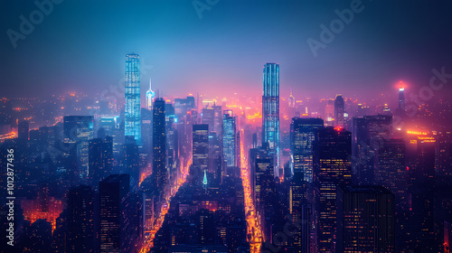 Wallpaper Mural Abstract sci-fi style background image,Modern sci-fi science image Torontodigital.ca