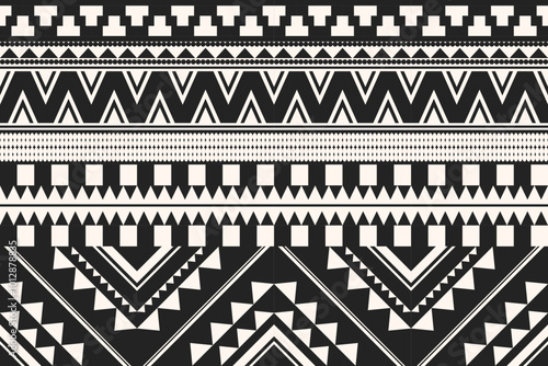 Ethnic geometric pattern, seamless pattern of the Navajo tribe. Native American ethnic. Seamless vector pattern ethnic, seamless Mexican rug, woven carpet. Folk embroidery, Bohemian, Aztec style.