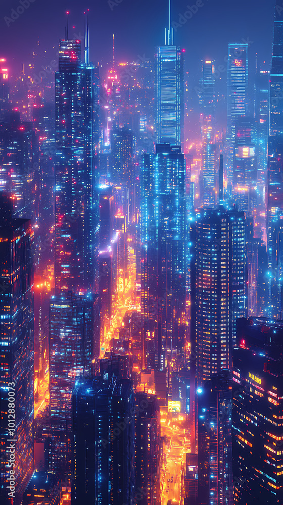 Fototapeta premium Abstract sci-fi style background image,Modern sci-fi science image