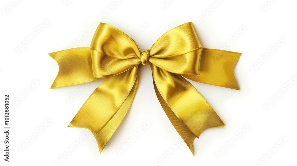 Golden Satin Bow Golden Satin Bow