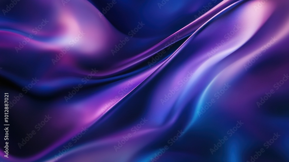 Obraz premium Abstract Purple and Blue Swirls