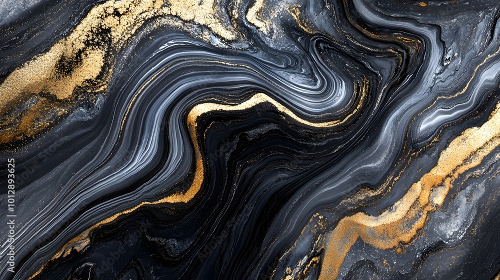 Elegant Black Marble Texture Close-Up Elegant Black Marble Texture Close-Up