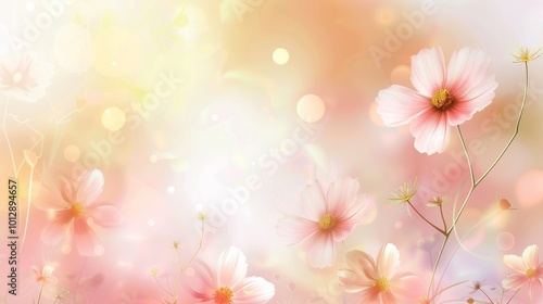 Pastel Garden of Lilac Dreams: An Ethereal Floral Backdrop for Spring