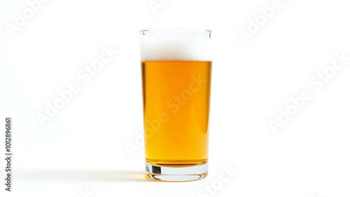 glass of beer isolated