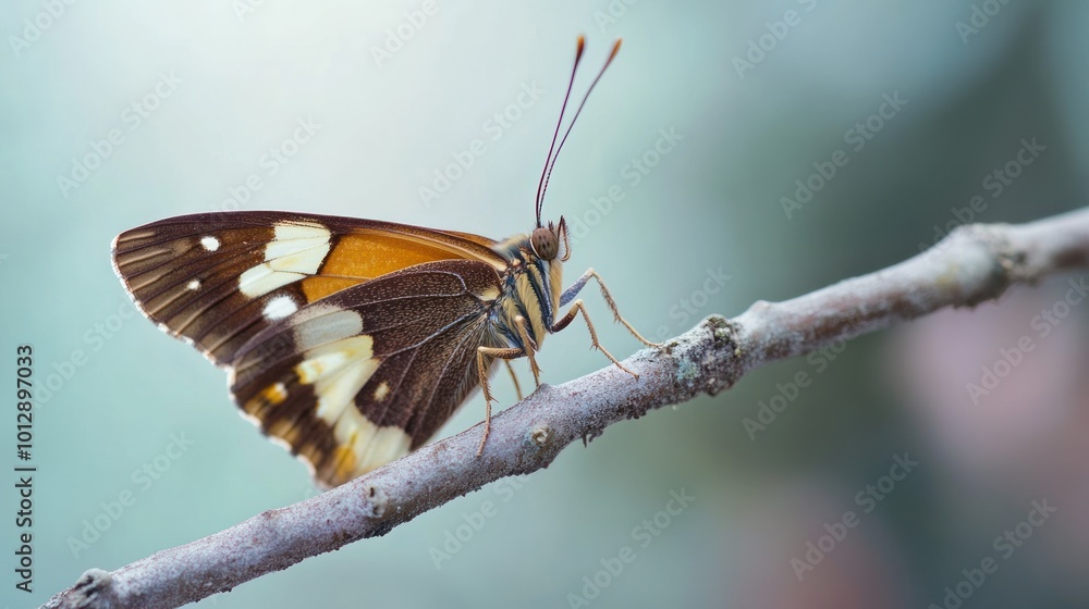 Obraz premium Butterfly on a Branch