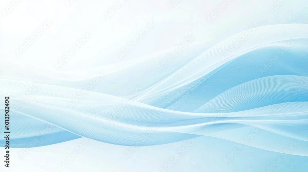 Obraz premium Abstract Blue Waves Background