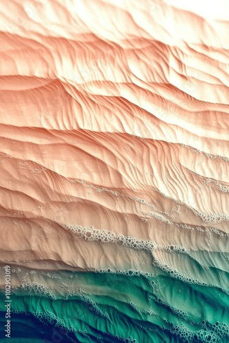 Wallpaper Mural Abstract Swirling Pattern with Bubbles and Ripples Torontodigital.ca