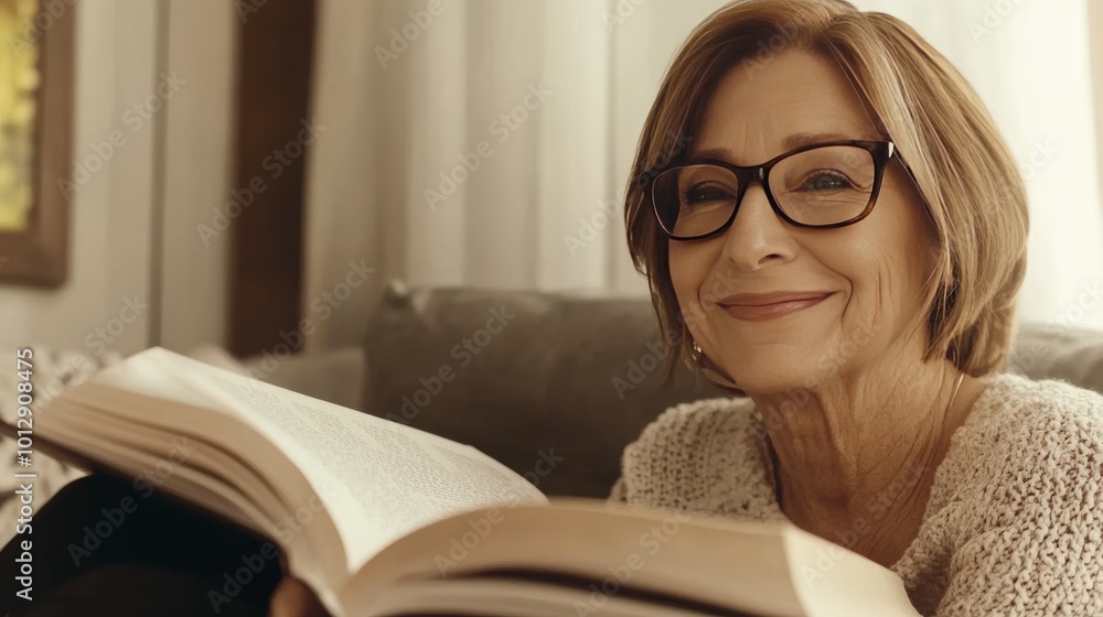 Immerse Yourself in a Joyful Reading Experience: A Cozy Moment with a Book
