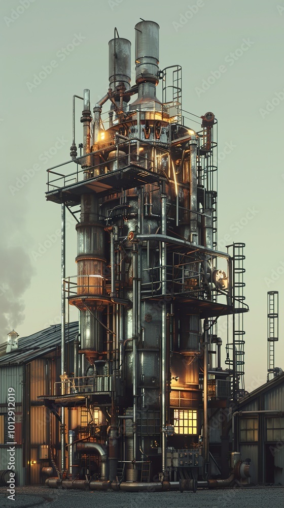 Industrial Complex: A Steampunk Vision of Modern Manufacturing Industrial Complex: A Steampunk Vision of Modern Manufacturing