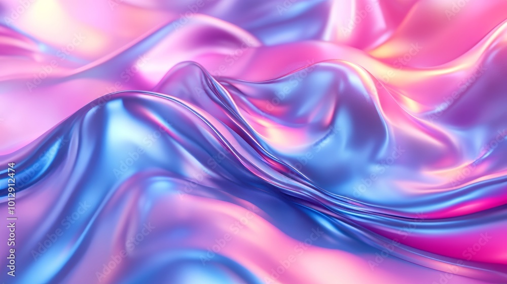 Colorful Silk Waves Abstract Background Design Colorful Silk Waves Abstract Background Design