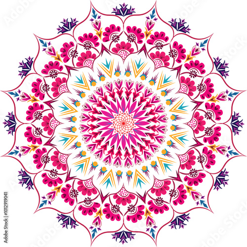 Hand Drawn Floral Gold Colored Mandala.legant design element for greeting cards (birthday, valentine's day), wedding and engagement invitation card template.