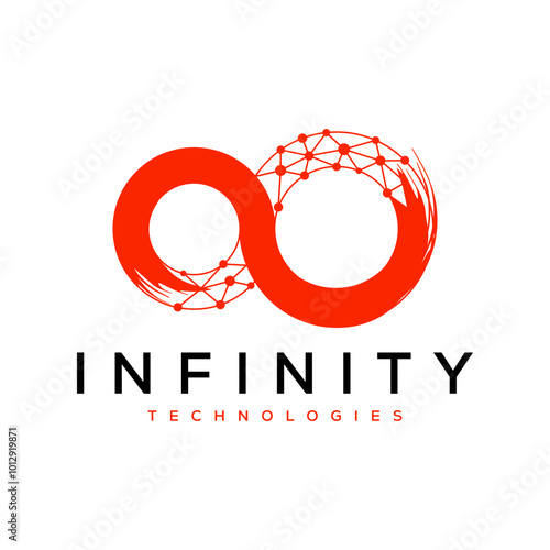 Infinity Technology logo, Infinity sign Vector template