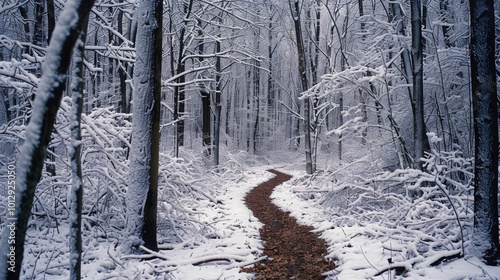 forest in winter