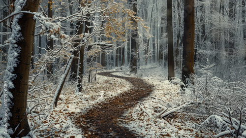 forest in winter