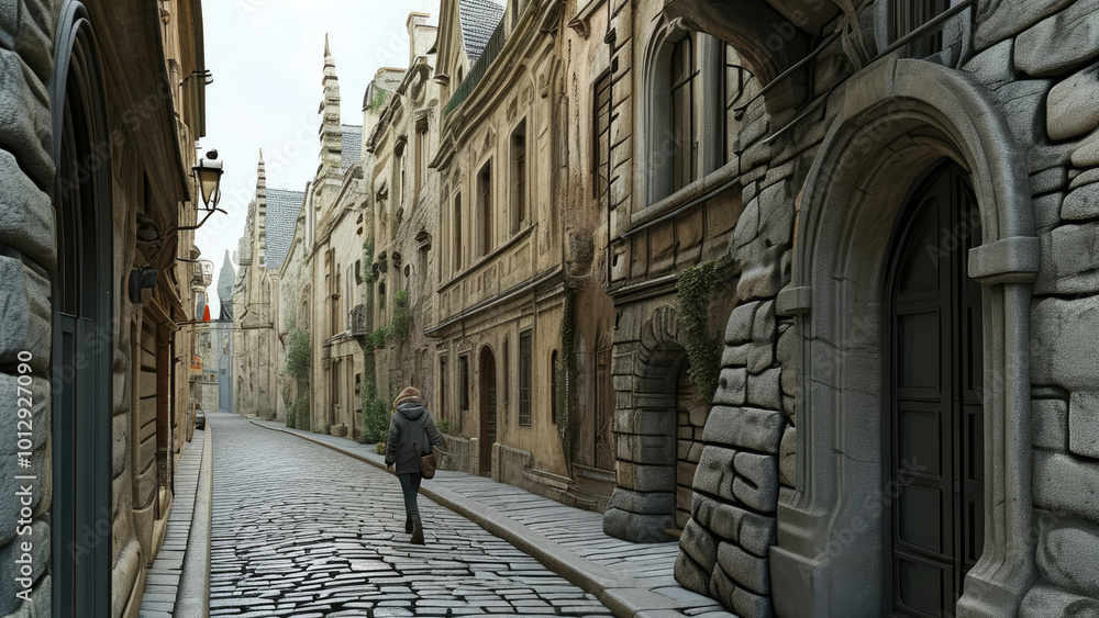 Obraz premium Exploring Historic European Architecture: A Journey Through Time