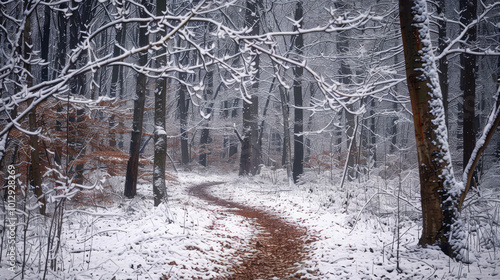forest in winter
