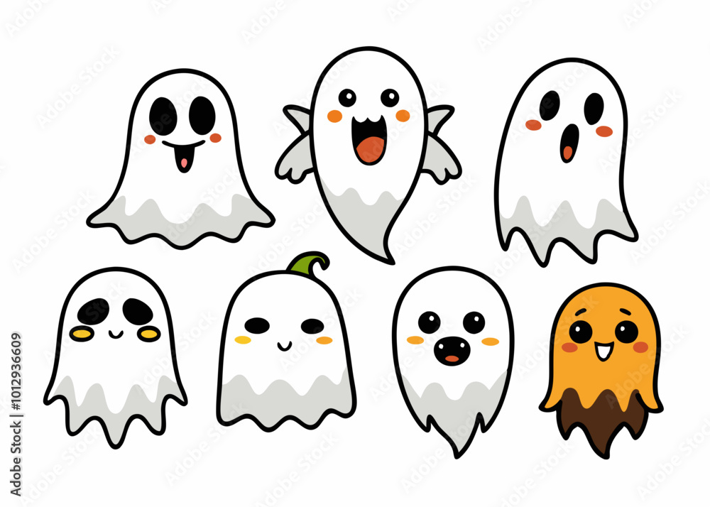 Expressive Cartoon Ghosts' Set of Cartoon Ghosts' Doodle Ghouls Collection' Vibrant Cartoon Ghosts Set' Fun Cartoon Ghosts Doodles, Doodle Ghouls with Emoticons & Fun Faces! Expressive Cartoon Ghosts' Set of Cartoon Ghosts' Doodle Ghouls Collection' Vibrant Cartoon Ghosts Set' Fun Cartoon Ghosts Doodles, Doodle Ghouls with Emoticons & Fun Faces!