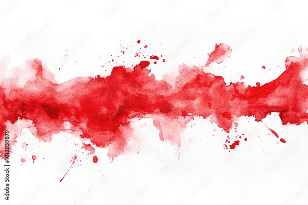 Red and Black Ink Splatter Red and Black Ink Splatter