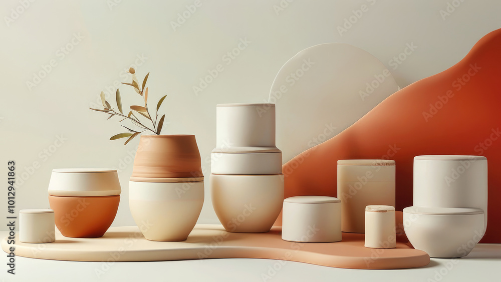Terracotta to Cream: A Smooth Gradient Background Terracotta to Cream: A Smooth Gradient Background