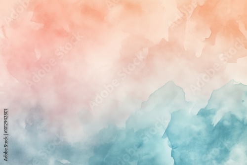 Seamless pastel watercolor blending for a calming effect