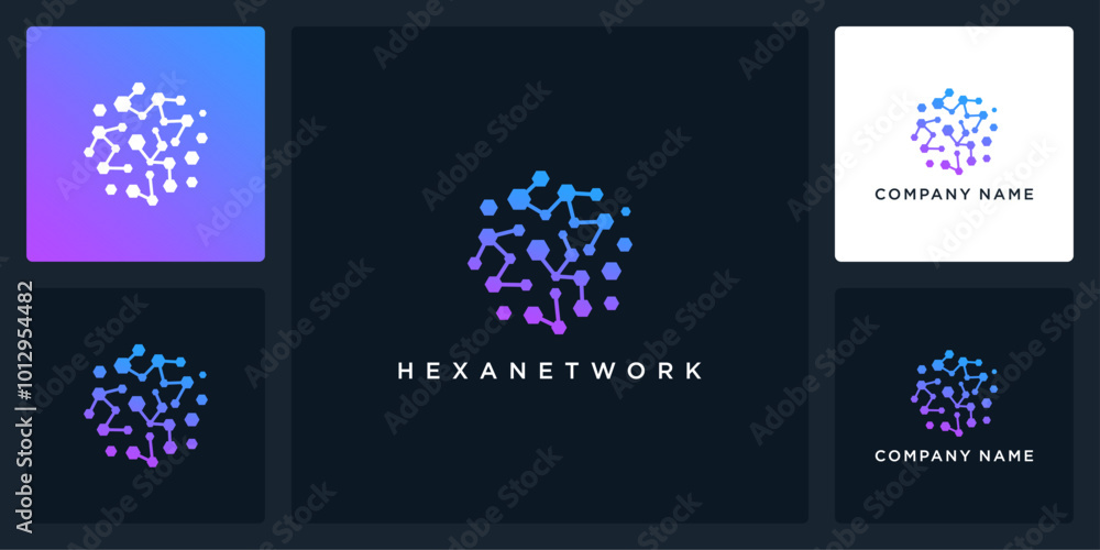 Vector abstract of digital network logo and icon design template, can be used in various media easily, editable Vector abstract of digital network logo and icon design template, can be used in various media easily, editable