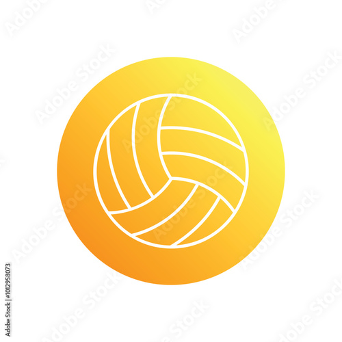 Volleyball vector icon