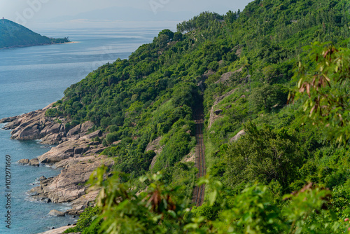 Rocky seashore.

The South China Sea in the East of Vietnam. Hoa Tam Commune, Long Hoa District, Fuyen Province. photo