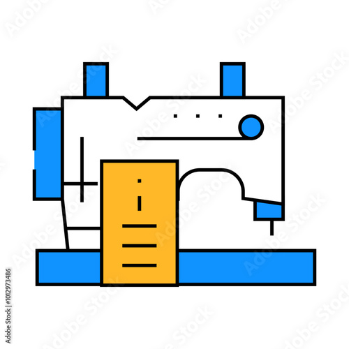 sewing courses line icon vector. sewing courses sign. isolated symbol illustration