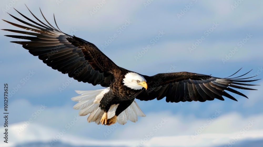 Obraz premium Bald Eagle in Flight