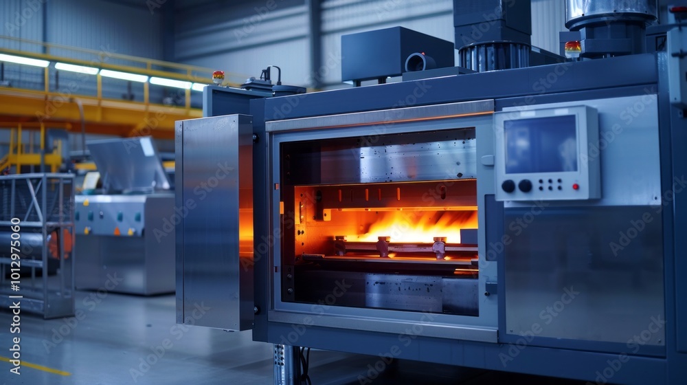 A large oven with a screen on the front A large oven with a screen on the front