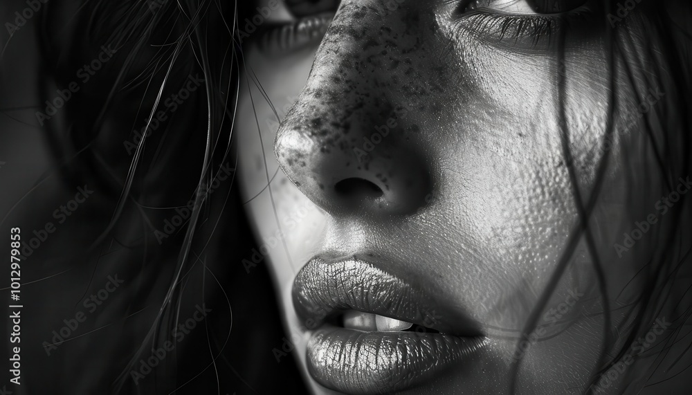 Fototapeta premium Black and white photography with dramatic contrasts, artistic and timeless, Urban, Cool tones, Photograph, Classic elegance