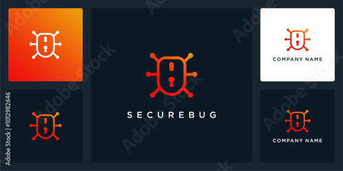 Secure bug logo tech design