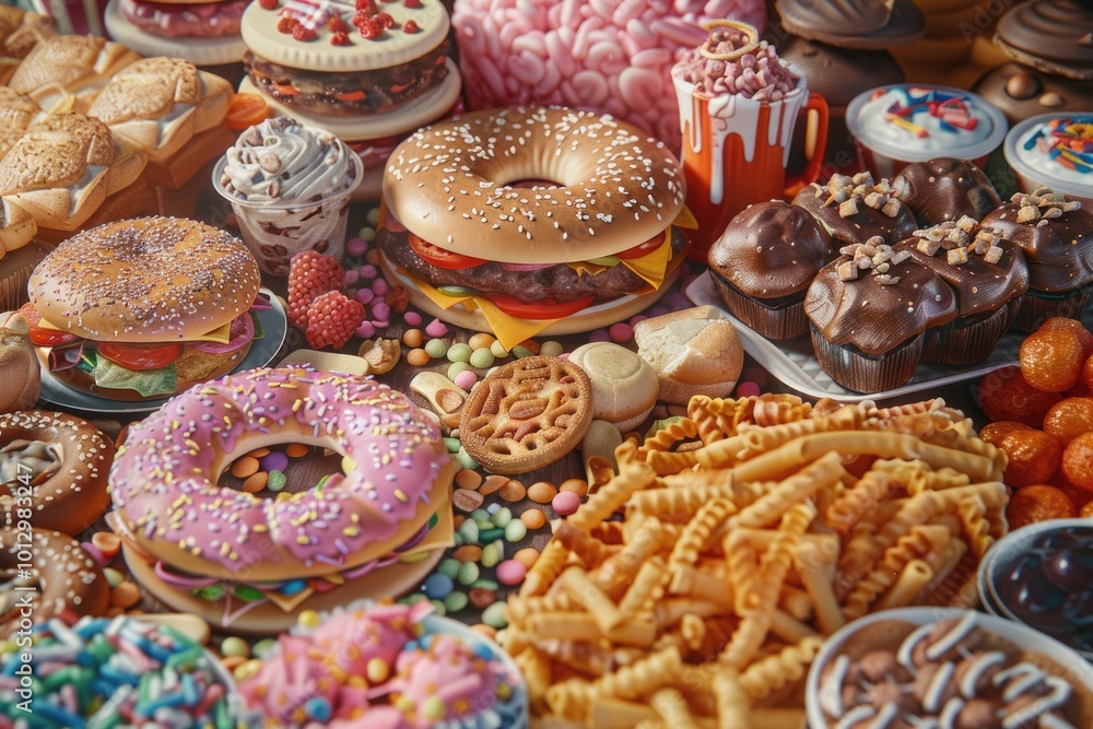 Unhealthy Fast Carbs Bad for Figure Skin Heart Teeth Unhealthy Fast Carbs Bad for Figure Skin Heart Teeth