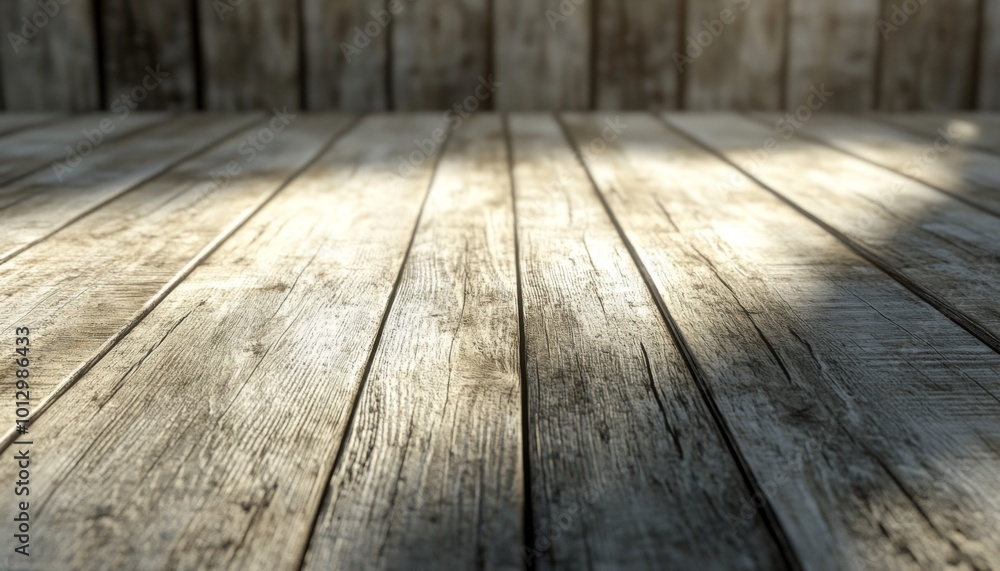 Wooden floor with beams of light. Wooden floor with beams of light.