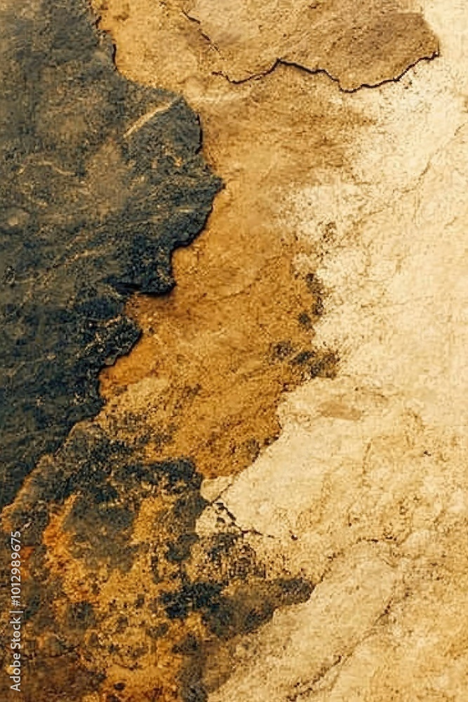 Fototapeta premium Abstract Texture of Cracked and Weathered Stone