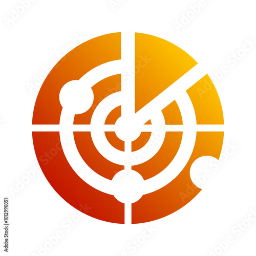 radar gradient icon