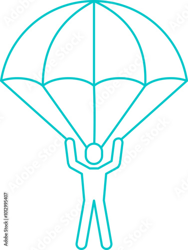 Skydiving Icon